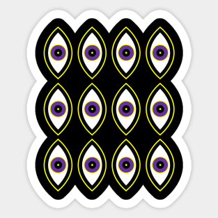 all seeing eye 03 Sticker